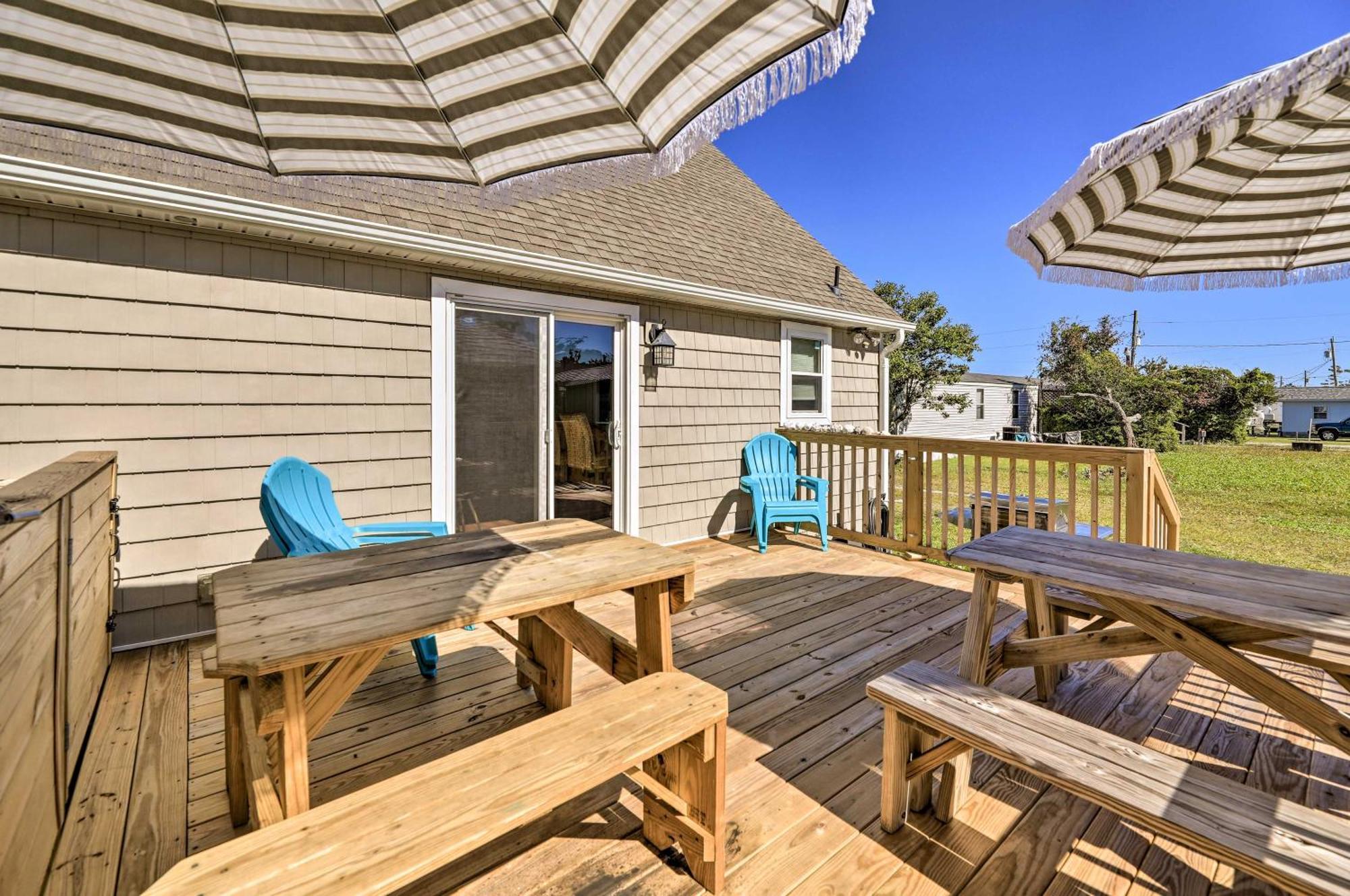 The Willowberry House With Deck And Grill! Harkers Island Экстерьер фото