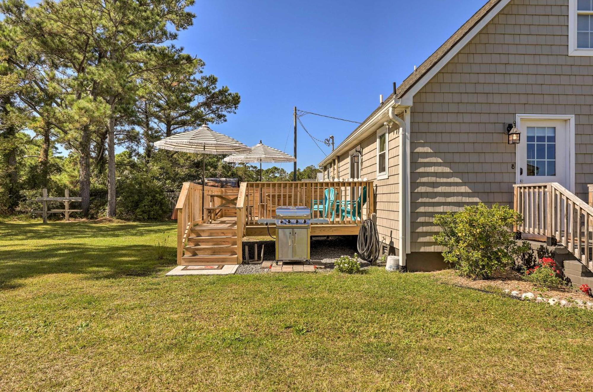 The Willowberry House With Deck And Grill! Harkers Island Экстерьер фото